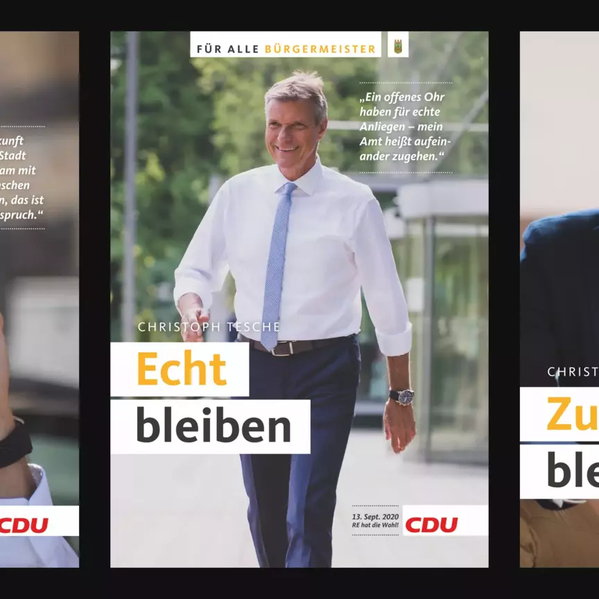 Wahlplakate Christoph Tesche