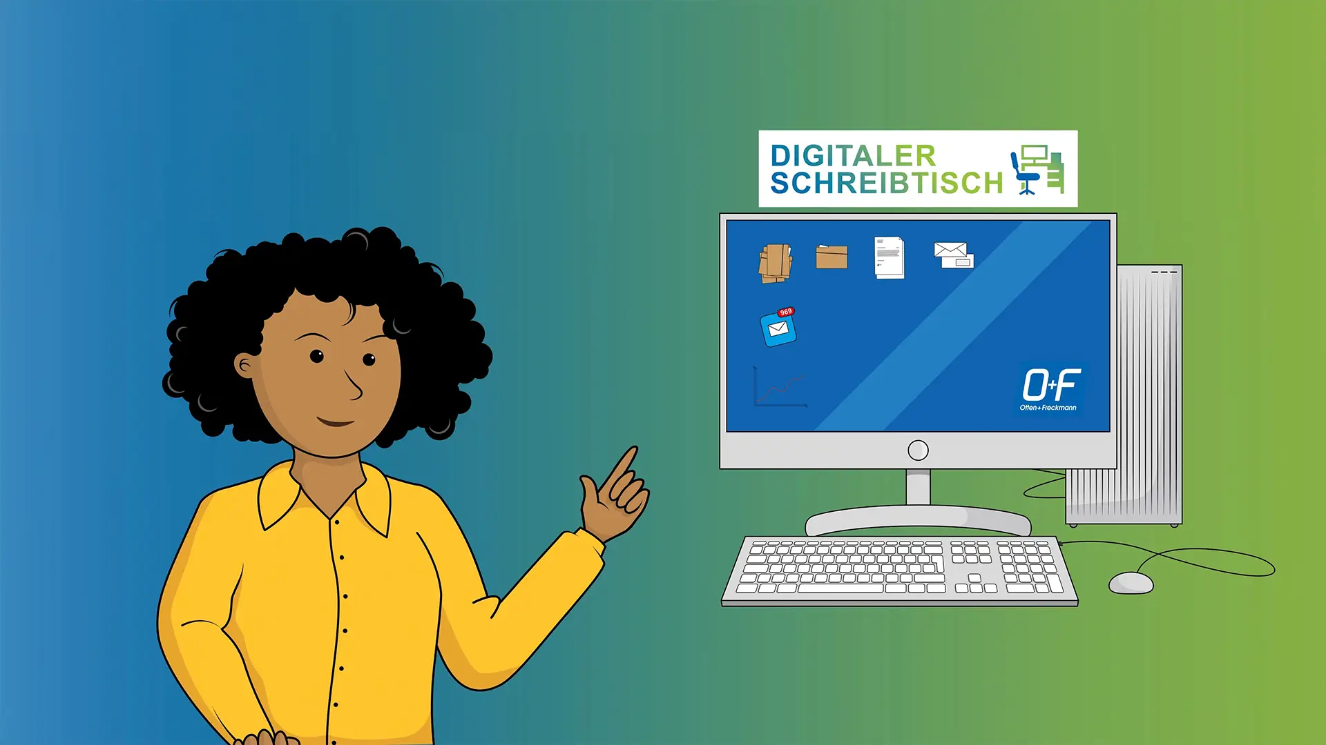 Erklärfilm Otten + Freckmann – Vorstellung des digitalen Schreibtisches