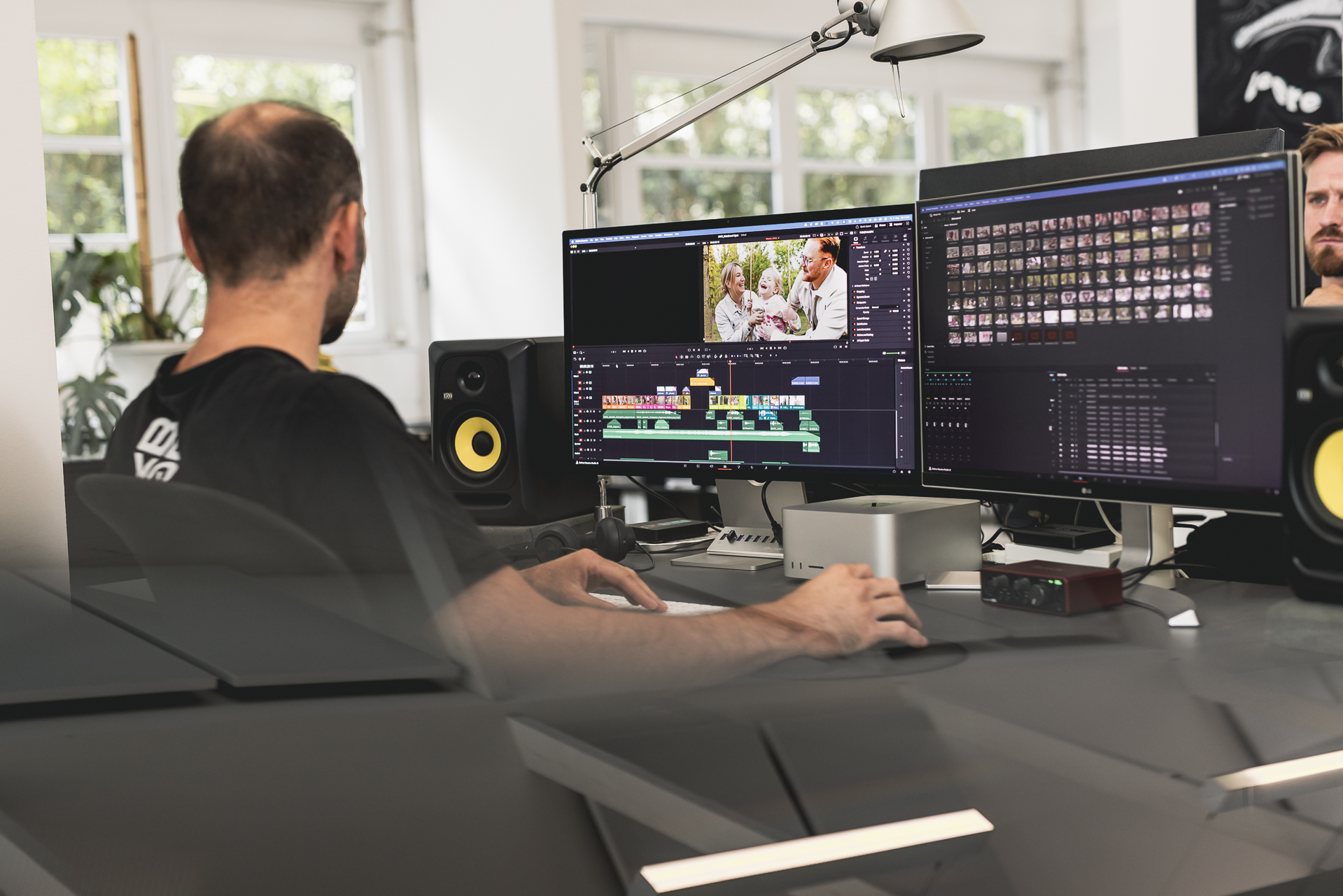 Filmschnitt und Farbkorrektur in der Postproduktion der Videoproduktion Agentur BECKDESIGN